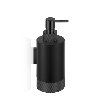 Décor Walther - CLUB WSP 1      Soap dispenser wall mounted  - Black matt / Black matt