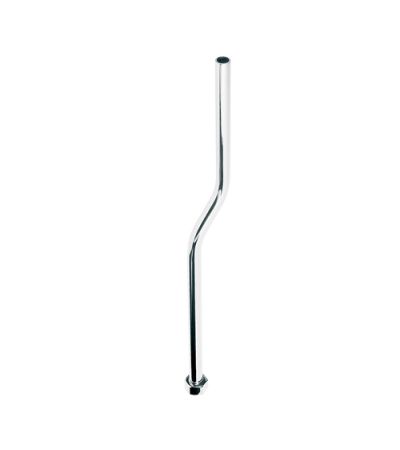 Lefroy Brooks LB 1809 700mm Cranked Brass Riser Pipe with 3/4" BSP Connector Nut