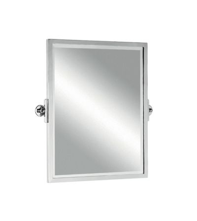 Lefroy Brooks LB 4509 Classic Tilting Mirror with Brass Frame and Bevelled Glass
