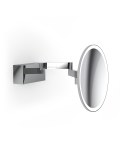 Décor Walther - VISION R   Cosmetic mirror illuminated - ChromeWall mounted - 5x magnification