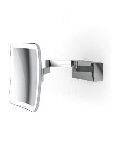 Décor Walther - VISION S   Cosmetic mirror illuminated - ChromeWall mounted - 5x magnification