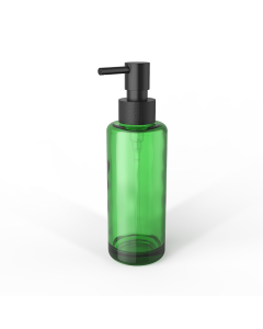 Décor Walther - TT PORTER      Soap dispenserGlass bottle Green / Pump Black matt