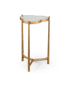 Jonathan Charles Circular Lamp Table - Gold