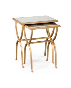 Jonathan Charles Nest of Tables - Gold
