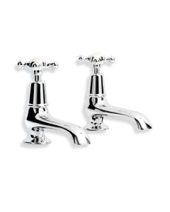 Lefroy Brooks CL 8030 Connaught Lever Long Nose Basin Pillar Taps (1 pair)