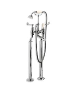 Lefroy Brooks CL 1144 Connaught Lever Bath Shower Mixer (3/4") with Standpipes