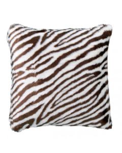 Nobilis 'Zebre' Fur Cushion 