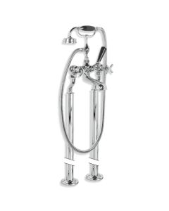 Lefroy Brooks EXT/MH 1144 Mackintosh Bath Shower Mixer 3/4" with Standpipes and Extended Cranked Legs