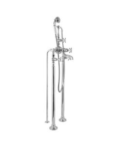 Lefroy Brooks FH 1148 La Chapelle Wall Mounted Bath Shower Mixer with Standpipes