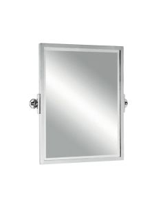 Lefroy Brooks LB 4509 Classic Tilting Mirror with Brass Frame and Bevelled Glass
