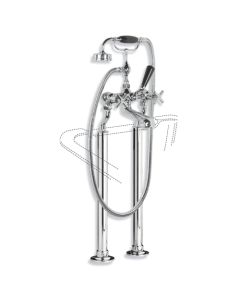 Lefroy Brooks MH 1145 Mackintosh Bath Shower Mixer with Standpipe Sleeves and Adjustable Baseplates for Rim Mounting