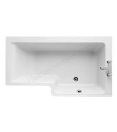 Ideal Standard Concept 1500mm Square Idealform Plus Shower Bath Right Handed 0 Tap Holes White