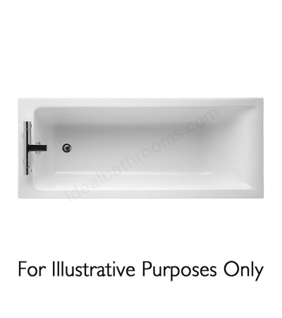 Ideal Standard Idealform Plus Single Ended Concept No Tap Hole White 1700 x 700mm Bath