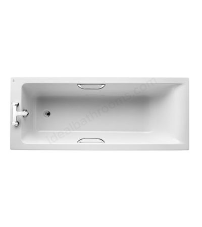 Ideal Standard Concept 1700mm Idealform Plus Bath with Hand Grips 0 Tap Holes White