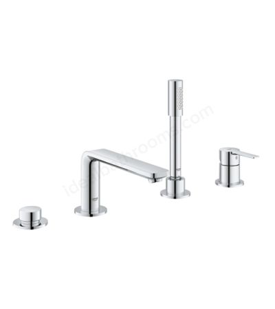 Grohe Lineare 4 Tap Holes Single Lever Bath Combination - Chrome