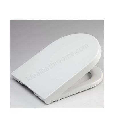 RAK Ceramics Resort Quick Release Rimless Soft Close Toilet Seat & Cover - White