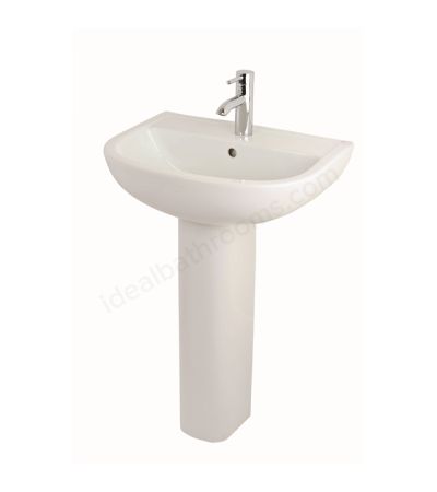 RAK Ceramics compact large full pedestal for 55cm basin