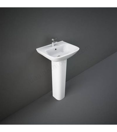 RAK Ceramics Origin 370mm Pedestal Basin 1 Tap Hole