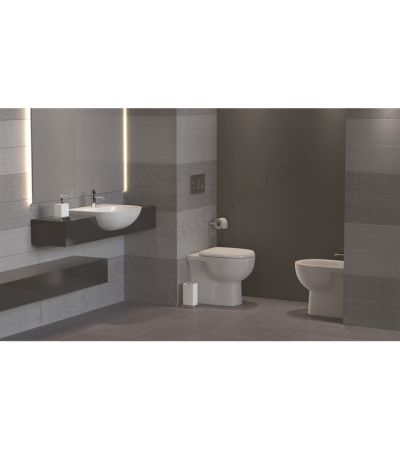 RAK Ceramics Tonique 520mm Semi Recessed Basin 1 Tap Hole