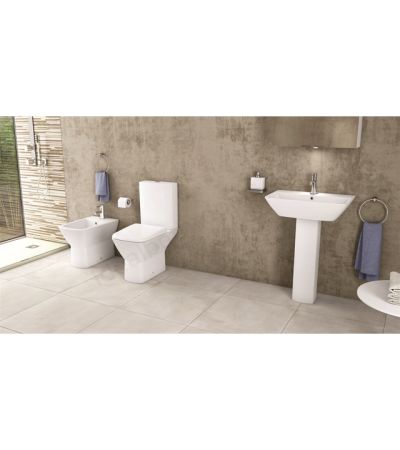 RAK Ceramics Summit 500 x 385mm Pedestal Basin 1 Tap Hole