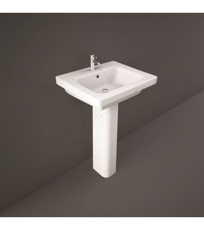RAK Ceramics Resort 460mm Pedestal Basin 1 Tap Hole