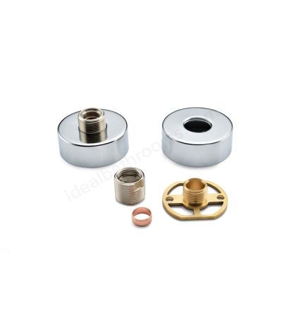 RAK Ceramics Exposed Round Shower Bar Mixer Easy Fitting Kit (Pair)