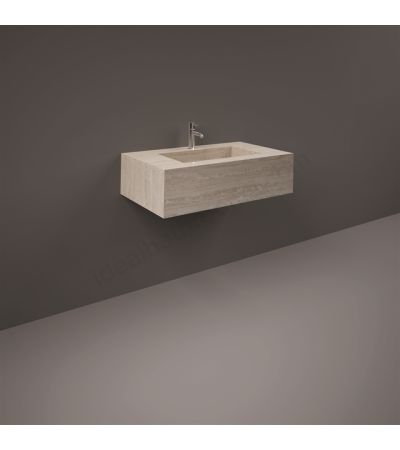 RAK Ceramics Precious 830mm Wall Hung Basin 0 Tap Holes