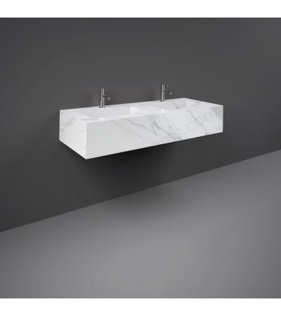 RAK Ceramics Precious 1230mm Wall Hung Basin 0 Tap Holes