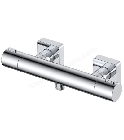 RAK Ceramics Blade Wall Mounted Exposed Thermostatic Bar Valve