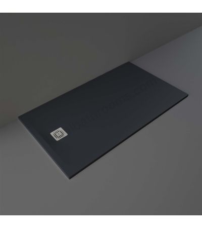 RAK Ceramics Feeling Shower Tray RAK Solid Black 90x160