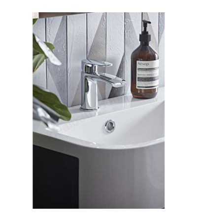 Tavistock Avid; Deck Mounted; 1 Tap Hole Basin Mixer with Click Waste - Chrome