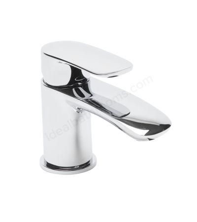 Tavistock Avid Mini; Deck Mounted; 1 Tap Hole Basin Mixer with Click Waste - Chrome
