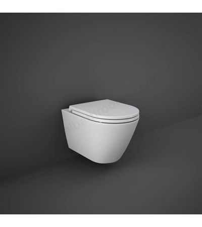 RAK Ceramics Feeling 365mm Wall Hung WC Pan - Matt White