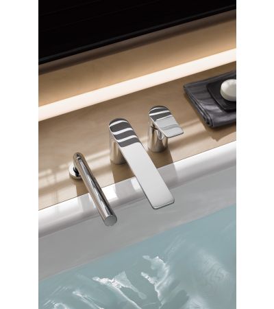 Dornbracht Lissé Three-hole single-lever bath mixer for bath rim or tile edge installation 27312845