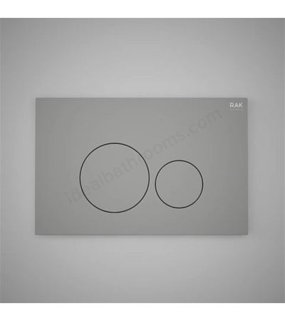 RAK Ceramics Ecofix Flush Plate with round push (Matt Grey)