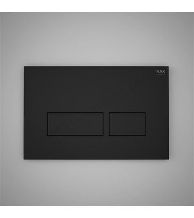 RAK Ceramics Ecofix Flush Plate with rectangular push (Matt Black)