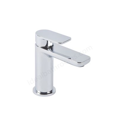 Tavistock Savour Mini; Deck Mounted; 1 Tap Hole Basin Mixer with Click Waster - Chrome