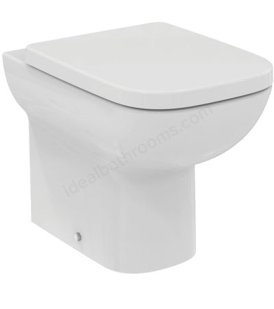 Ideal Standard i.life A Back-to-Wall WC Bowl with Horizontal Outlet and Rimless Technology White