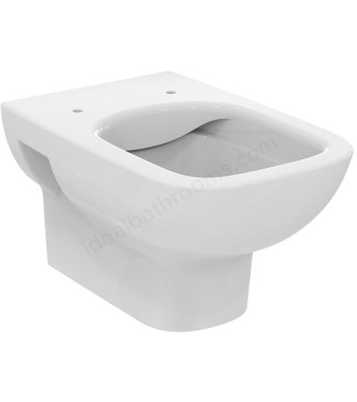 Ideal Standard i.life A Wall Mounted WC Bowl with Horizontal Outlet and Rimless Technology White