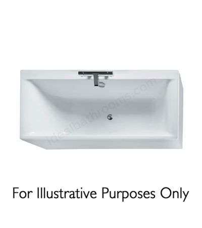 Ideal Standard CONCEPT Double Ended Rectangular Bath 0 Tap Holes 1700x750mm White