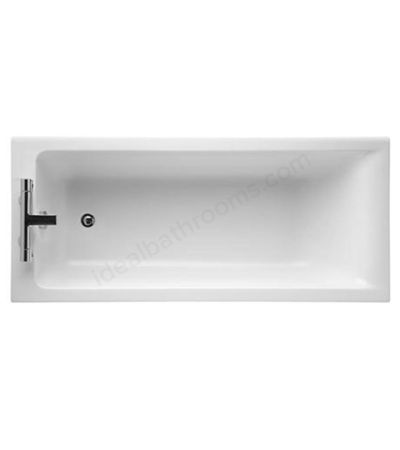 Ideal Standard CONCEPT Single Ended Rectangular Bath 2 Tap Holes 1700x750mm White