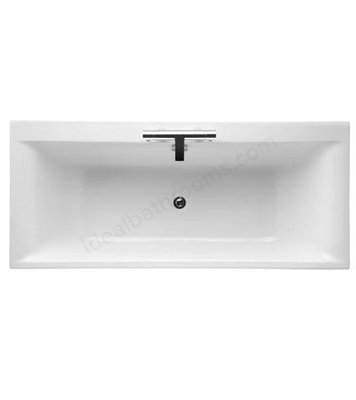 Ideal Standard CONCEPT Double Ended Rectangular Bath 2 Tap Holes 1700x750mm
