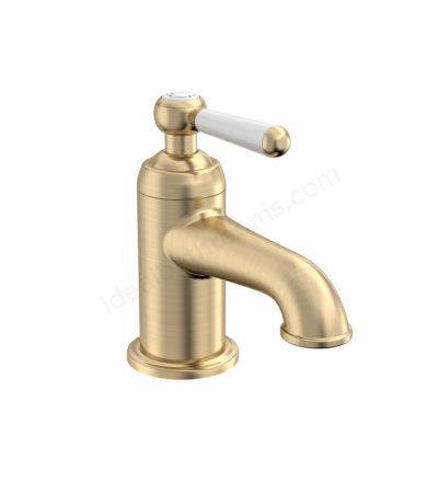 Tavistock Lansdown Mini Mono Basin Mixer W Click Waste Brushed Brass