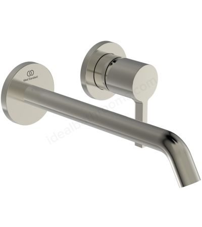 Atelier Joy single lever built-in basin mixer with 220mm spout; silver storm