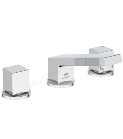 Atelier Extra 3 hole basin mixer chrome