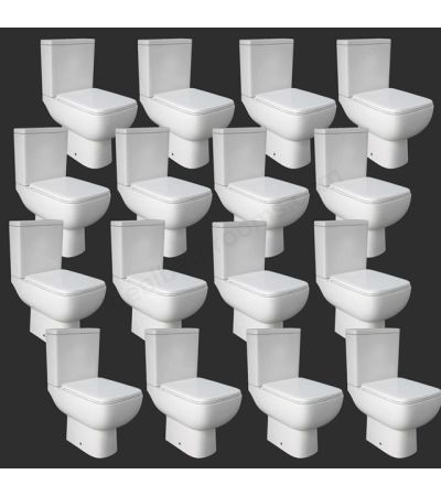 RAK Series 600 full access WC pack with sandwich soft-close seat x16