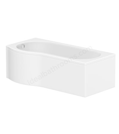 Swan Broughton 1700mm x 850mm P Shaped Bath