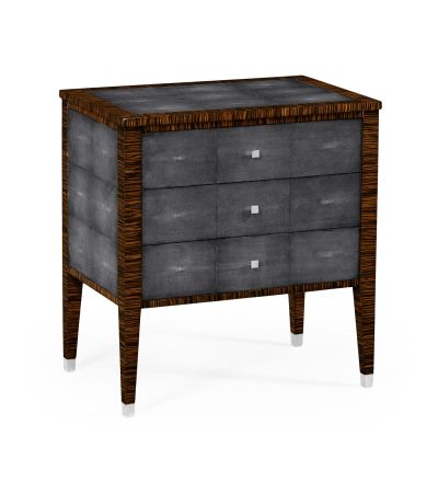 Jonathan Charles Shagreen Bedside Chest