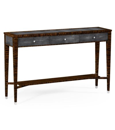  Ebony & Shagreen Console Table