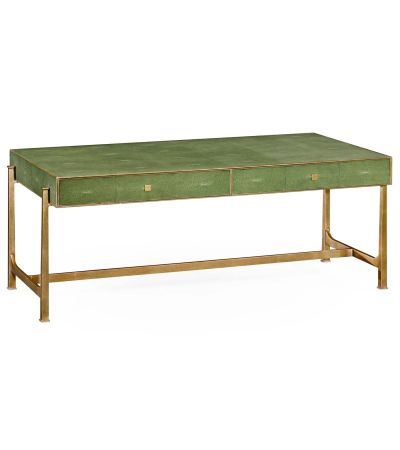 Jonathan Charles Shagreen Coffee Table - Gold